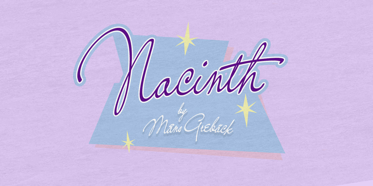 Example font Nacinth #2